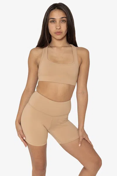 Los Angeles Apparel Raw302 - Performance Sport Short In Dune