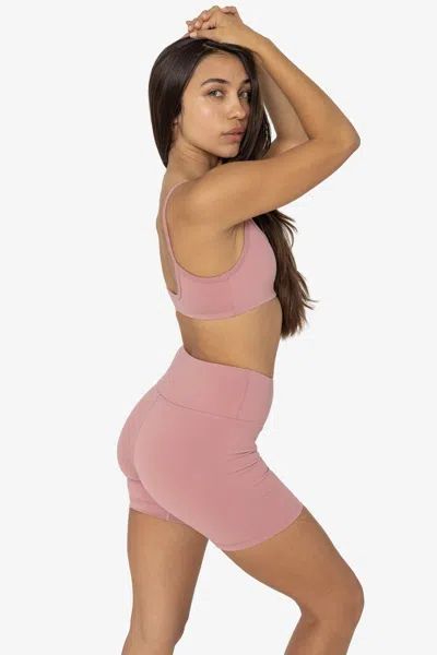 Los Angeles Apparel Raw302 - Performance Sport Short In Pink Clay