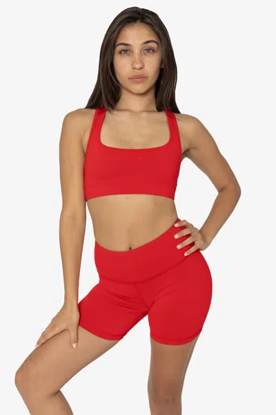 Los Angeles Apparel Raw302 - Performance Sport Short In Red