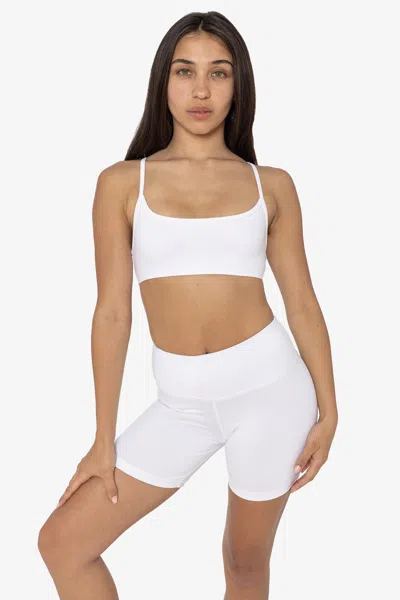 Los Angeles Apparel Raw302 - Performance Sport Short In White