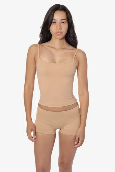 Los Angeles Apparel Raw311 - Performance Spaghetti Tank In Neutral
