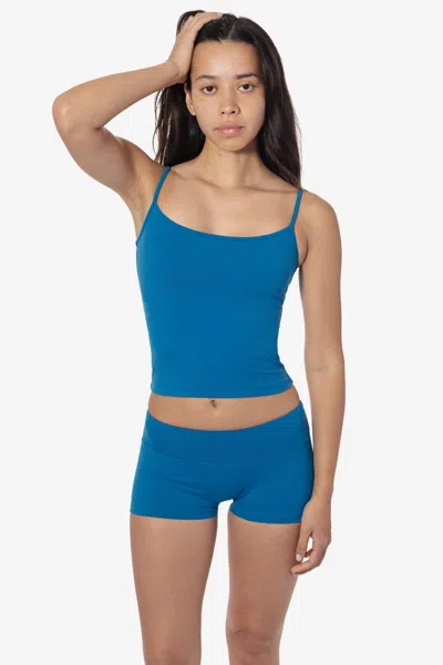 Los Angeles Apparel Raw311 - Performance Spaghetti Tank In Blue