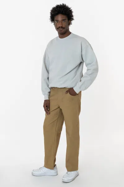 Los Angeles Apparel Rdc405 - Wheat Duck Canvas Work Pant In Gray