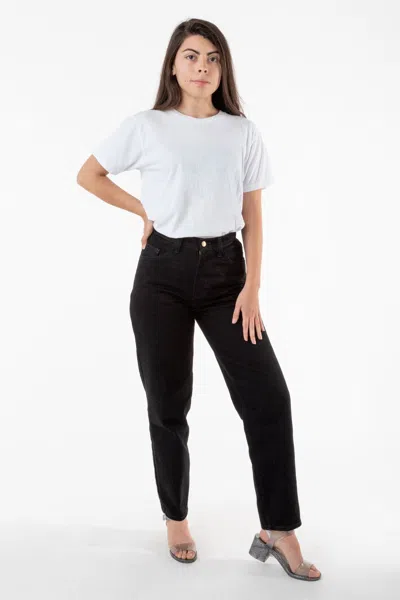 Los Angeles Apparel Rdnw01 - Women's Relaxed Fit Jeans In Black