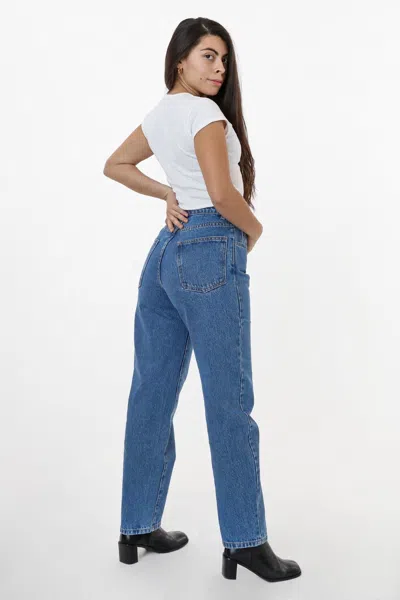 Los Angeles Apparel Rdnw01 - Women's Relaxed Fit Jeans In Blue
