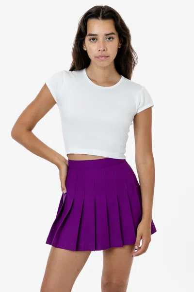 Los Angeles Apparel Rgb300 - Tennis Skirt In Multi