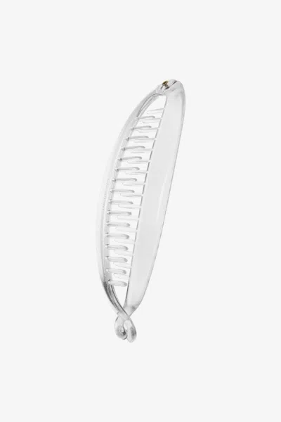 Los Angeles Apparel Rhac-clip1 - The Banana Clip In Clear