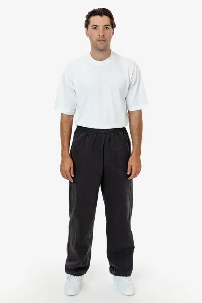 Los Angeles Apparel Rjc405gd - Cotton Poplin Wide Leg Pant In White