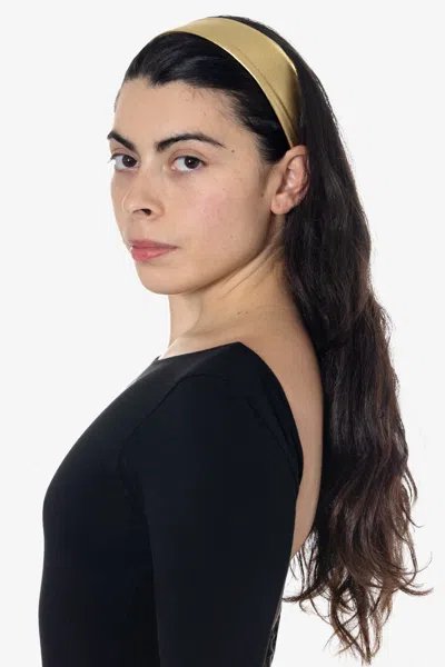 Los Angeles Apparel Rlaheadbnd - Lamé Headband In Gold