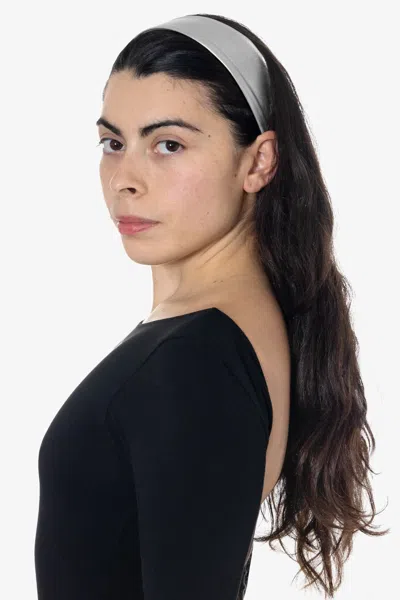 Los Angeles Apparel Rlaheadbnd - Lamé Headband In Silver