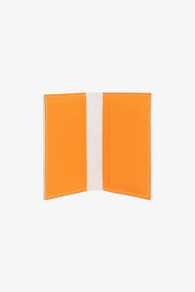 Los Angeles Apparel Rlh3419 - Folded Horizontal Wallet In Clementine