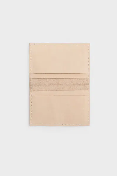 Los Angeles Apparel Rlh3419 - Folded Horizontal Wallet In Natural