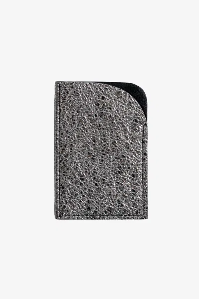 Los Angeles Apparel Rlh3427 - Card Holder In Silver