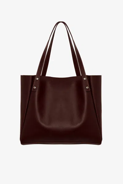 Los Angeles Apparel Rlh3432 - Mini L'epicier Bag In Bark