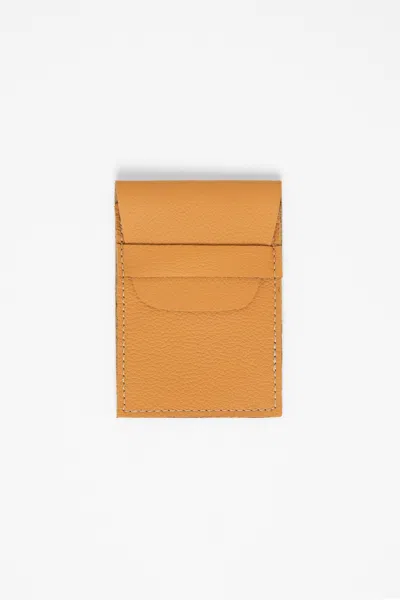 Los Angeles Apparel Rlh3451 - Leather Sleeve Wallet In Camel