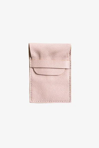 Los Angeles Apparel Rlh3451 - Leather Sleeve Wallet In Light Pink