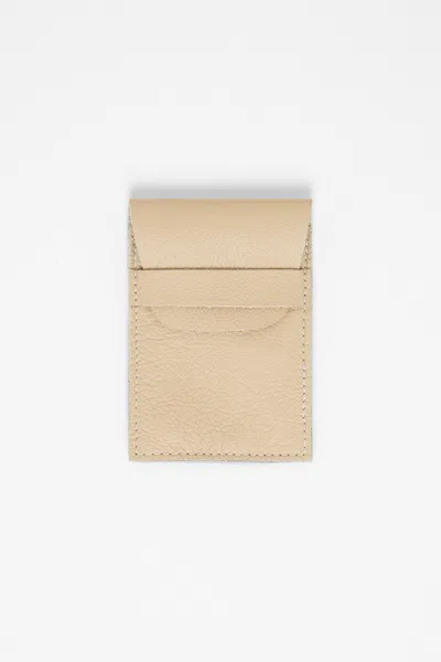 Los Angeles Apparel Rlh3451 - Leather Sleeve Wallet In Vanilla