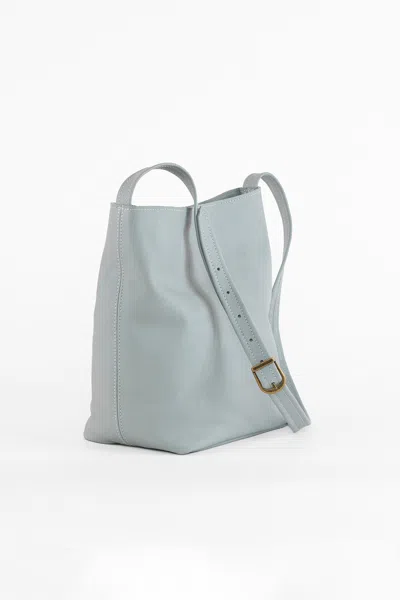 Los Angeles Apparel Rlh3456 - Everyday Crossbody Bag In Atlantis Grey
