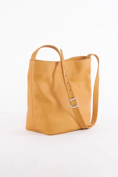 Los Angeles Apparel Rlh3456 - Everyday Crossbody Bag In Camel