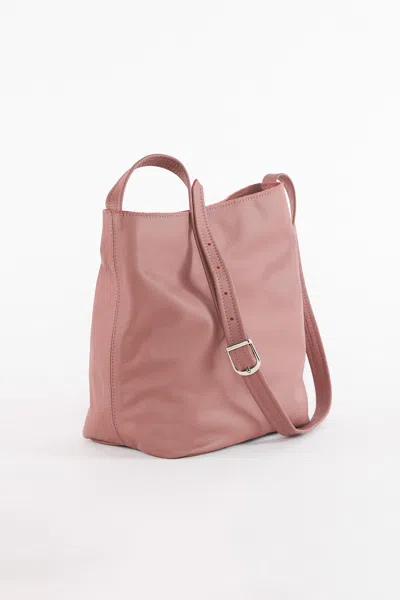 Los Angeles Apparel Rlh3456 - Everyday Crossbody Bag In Dark Mauve