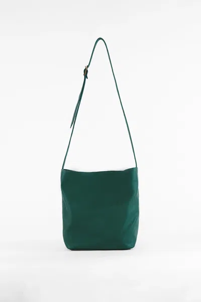 Los Angeles Apparel Rlh3456 - Everyday Crossbody Bag In Forest Green
