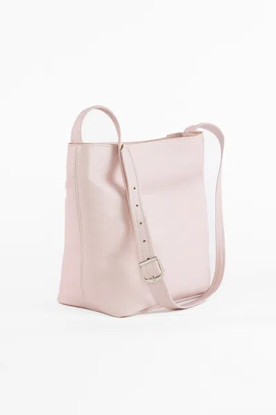 Los Angeles Apparel Rlh3456 - Everyday Crossbody Bag In Light Pink