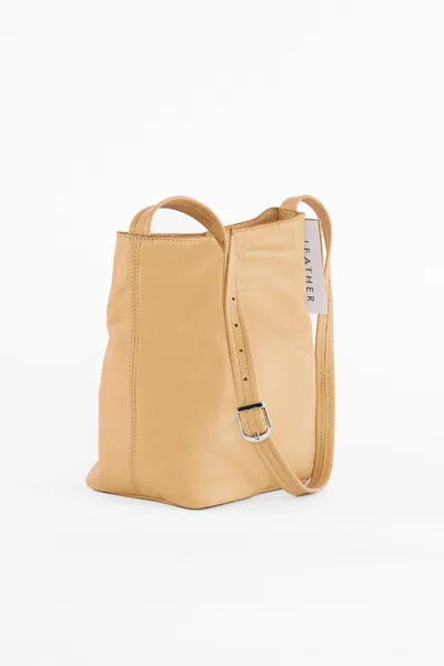 Los Angeles Apparel Rlh3456 - Everyday Crossbody Bag In Sand