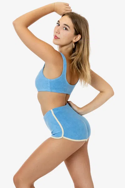 Los Angeles Apparel Rlt3001 - Loop Terry Running Short In Blue