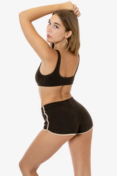 Los Angeles Apparel Rlt3001 - Loop Terry Running Short In Black
