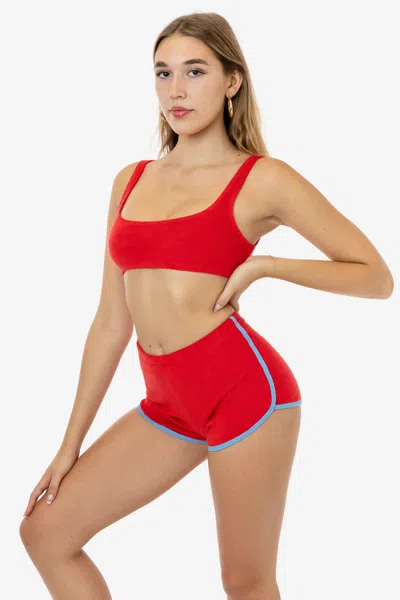 Los Angeles Apparel Rlt3001 - Loop Terry Running Short In Red