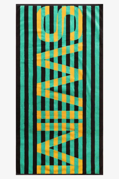 Los Angeles Apparel Rlt-towel - Heavyweight Loop Terry Towel In Multi