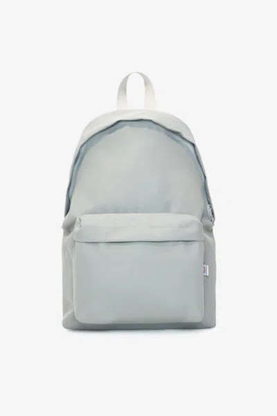 Los Angeles Apparel Rnp500 - Heavy Duty Nylon Backpack In Silver/silver