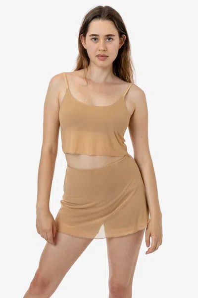 Los Angeles Apparel Rns780 - Micro Mesh Skort In Miso
