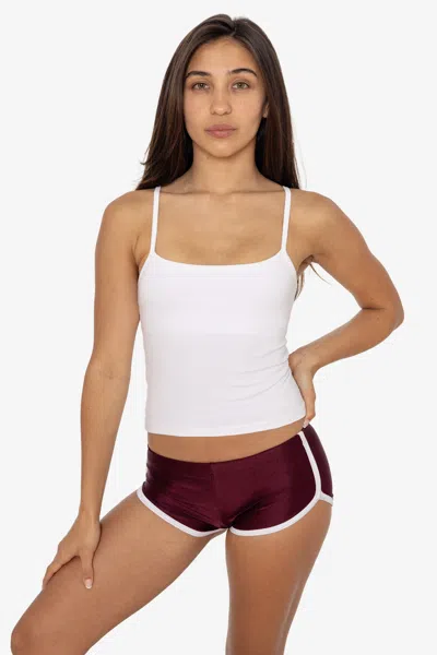Los Angeles Apparel Rnt3503 - Nylon Tricot Micro Running Short In Red