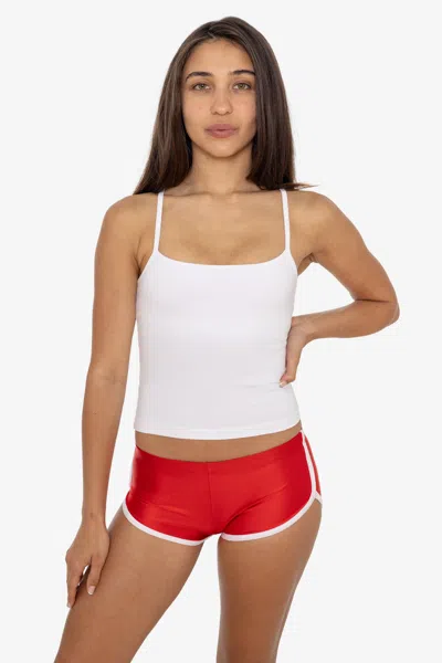 Los Angeles Apparel Rnt3503 - Nylon Tricot Micro Running Short In Multi