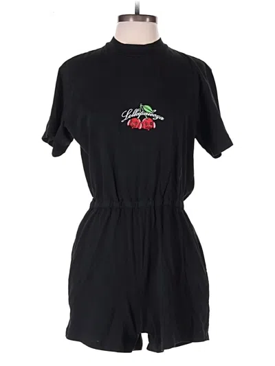Pre-owned Los Angeles Apparel Romper In Black