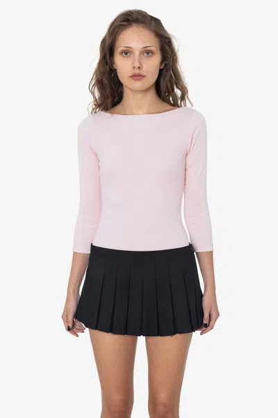 Los Angeles Apparel Rpr301 - Micro Mini Box Pleat Wrap Skirt In Black