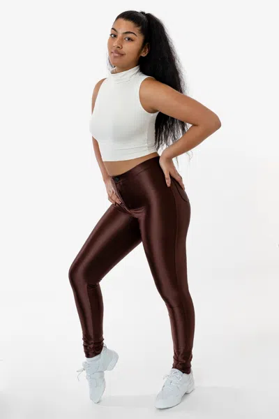 Los Angeles Apparel Rsaah300 - The Disco Pant In Brown