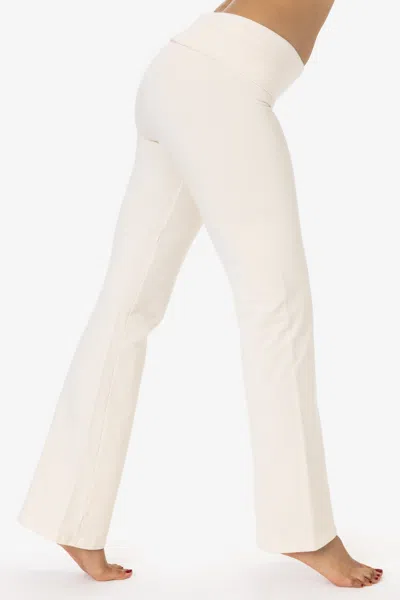 Los Angeles Apparel Rsf300gd - Stretch Fleece Winter Yoga Legging In Neutral