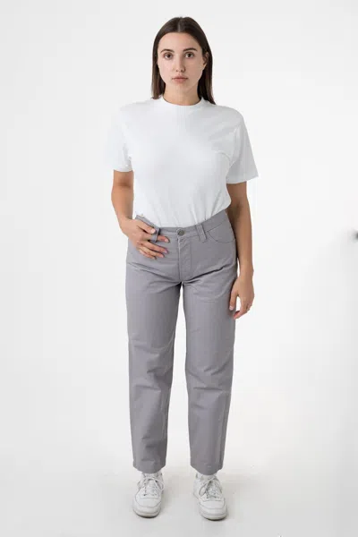 Los Angeles Apparel Rtwl01 - Twill Work Pants Silver In Gray