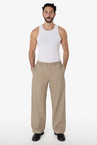 Los Angeles Apparel Rtwl405gd - Prison Pant - Poly Cotton Wide Leg Pant In Multi