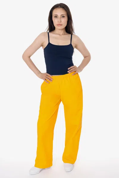Los Angeles Apparel Rtwl405gd - Prison Pant - Poly Cotton Wide Leg Pant In Gold