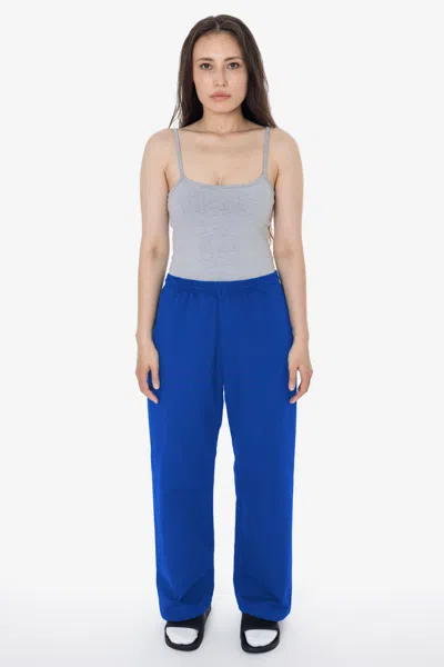 Los Angeles Apparel Rtwl405gd - Prison Pant - Poly Cotton Wide Leg Pant In Blue