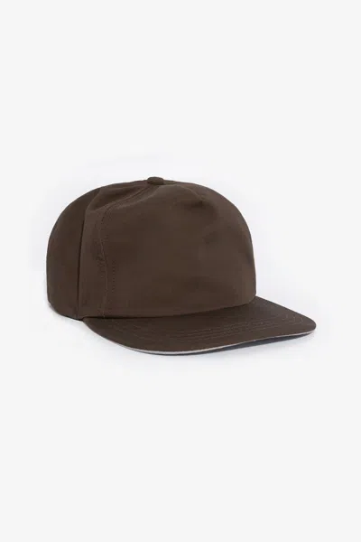 Los Angeles Apparel Rtwlsb500 - Poly Cotton Twill 5 Panel Hat In Brown