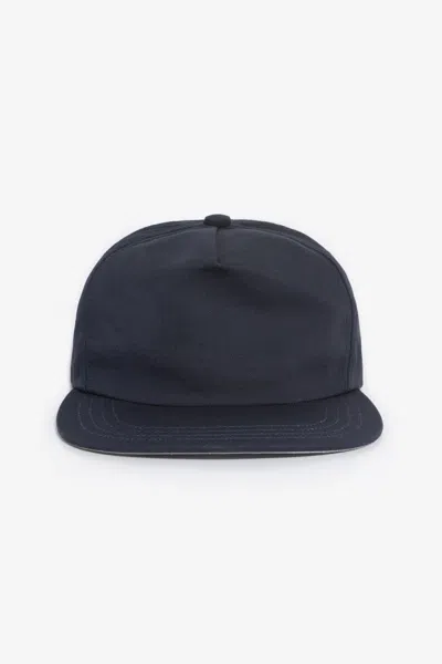 Los Angeles Apparel Rtwlsb500 - Poly Cotton Twill 5 Panel Hat In Navy