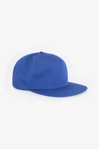 Los Angeles Apparel Rtwlsb500 - Poly Cotton Twill 5 Panel Hat In Royal Blue