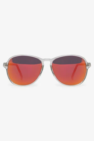 Los Angeles Apparel Sgvn21 - Clear Sunset Sunglasses In Multi