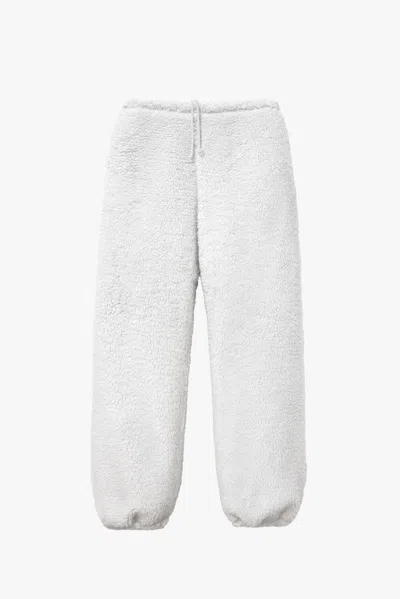 Los Angeles Apparel Shr04 - Sherpa Sweatpant In White