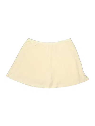 Pre-owned Los Angeles Apparel Skort In Ivory