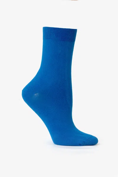 Los Angeles Apparel Smrsock - Summer Sock In Blue